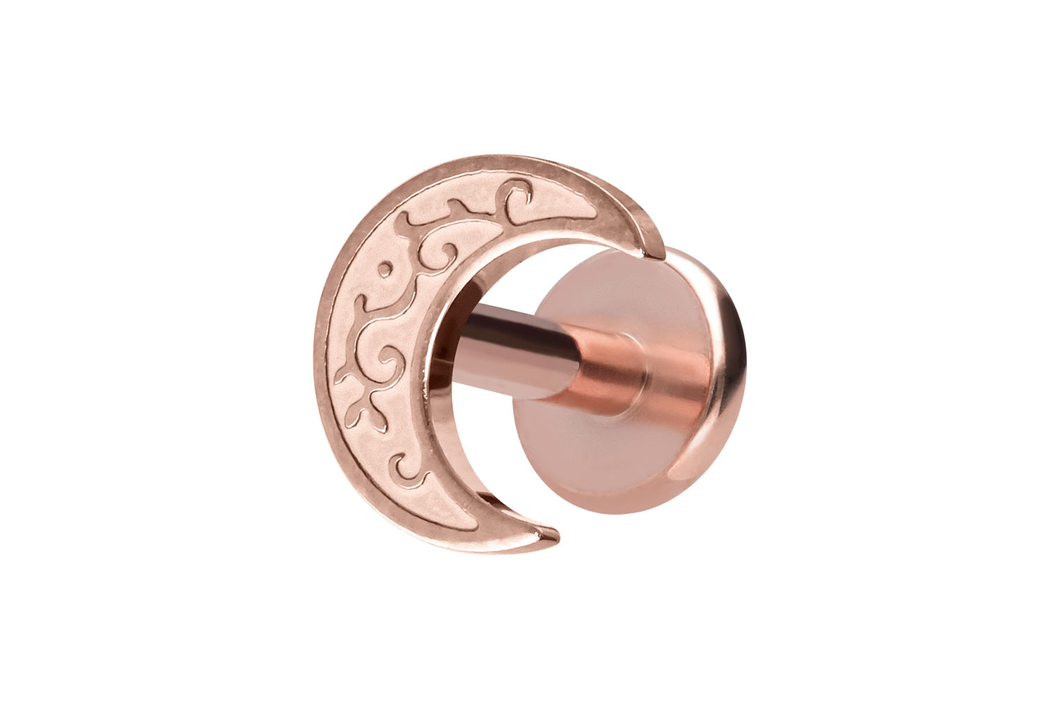 Titan Labret Piercing mit Innengewinde MOND